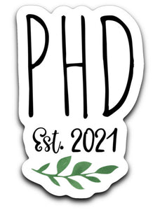 Phd Sticker