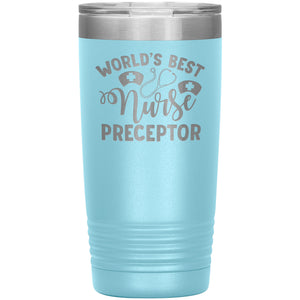 World's Best Nurse Preceptor ENGRAVED Tumbler Thank You Coffee Mug